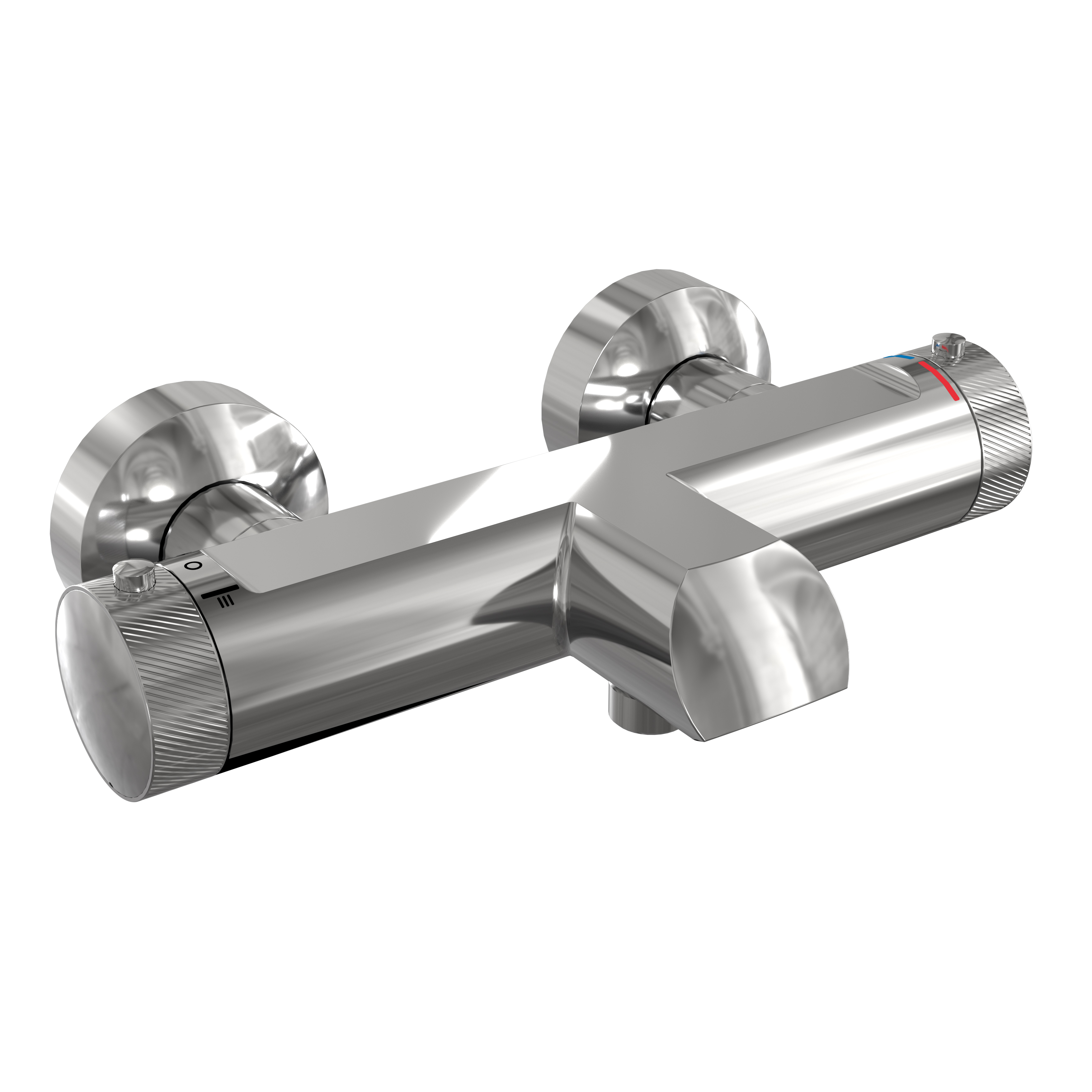 Aufputz-Badewannenthermostat AquaXPro Rund