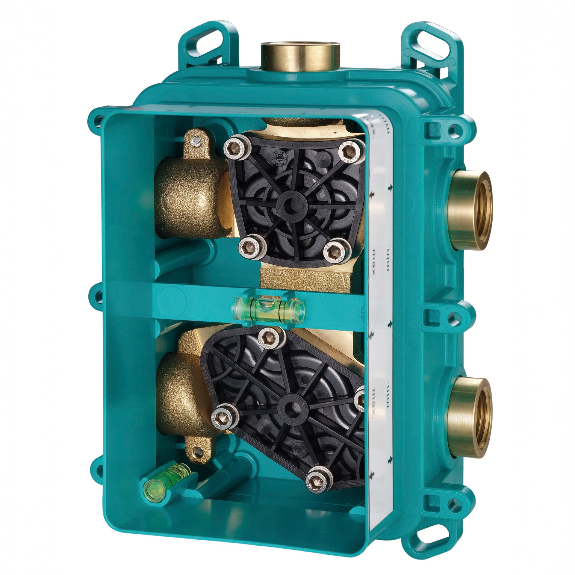 Universal concealed installation box