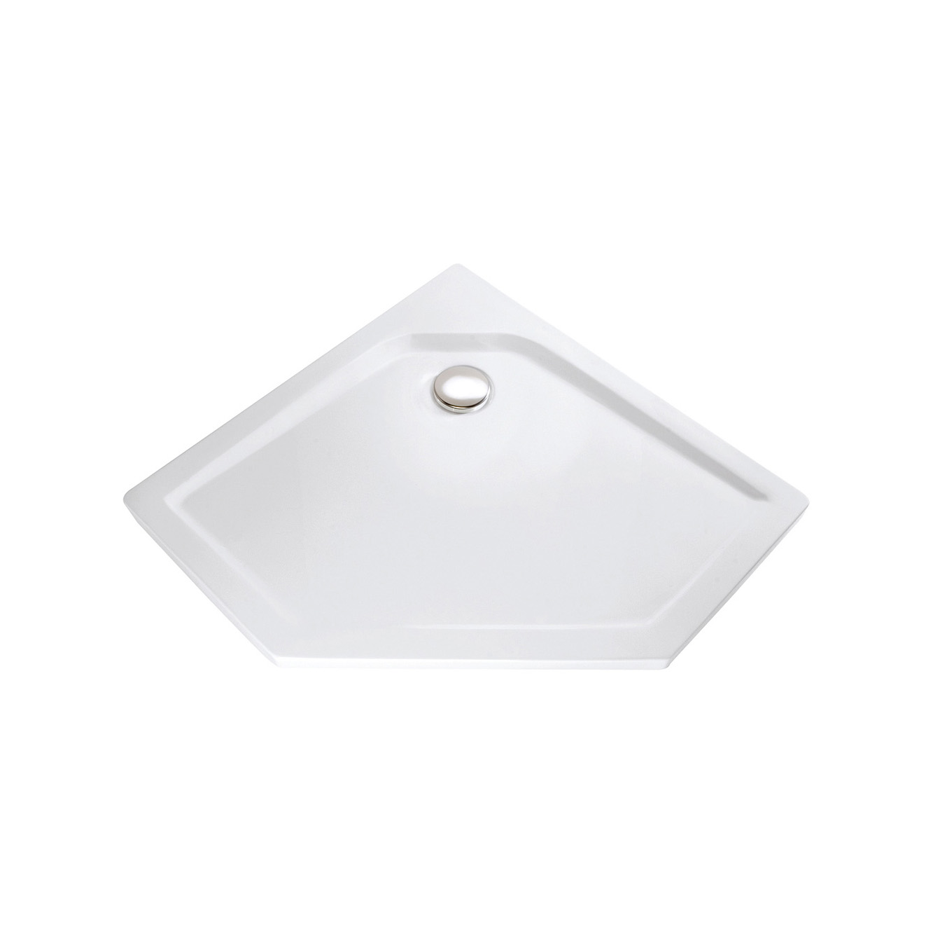 Vijfhoekig supervlak met puntafvoer